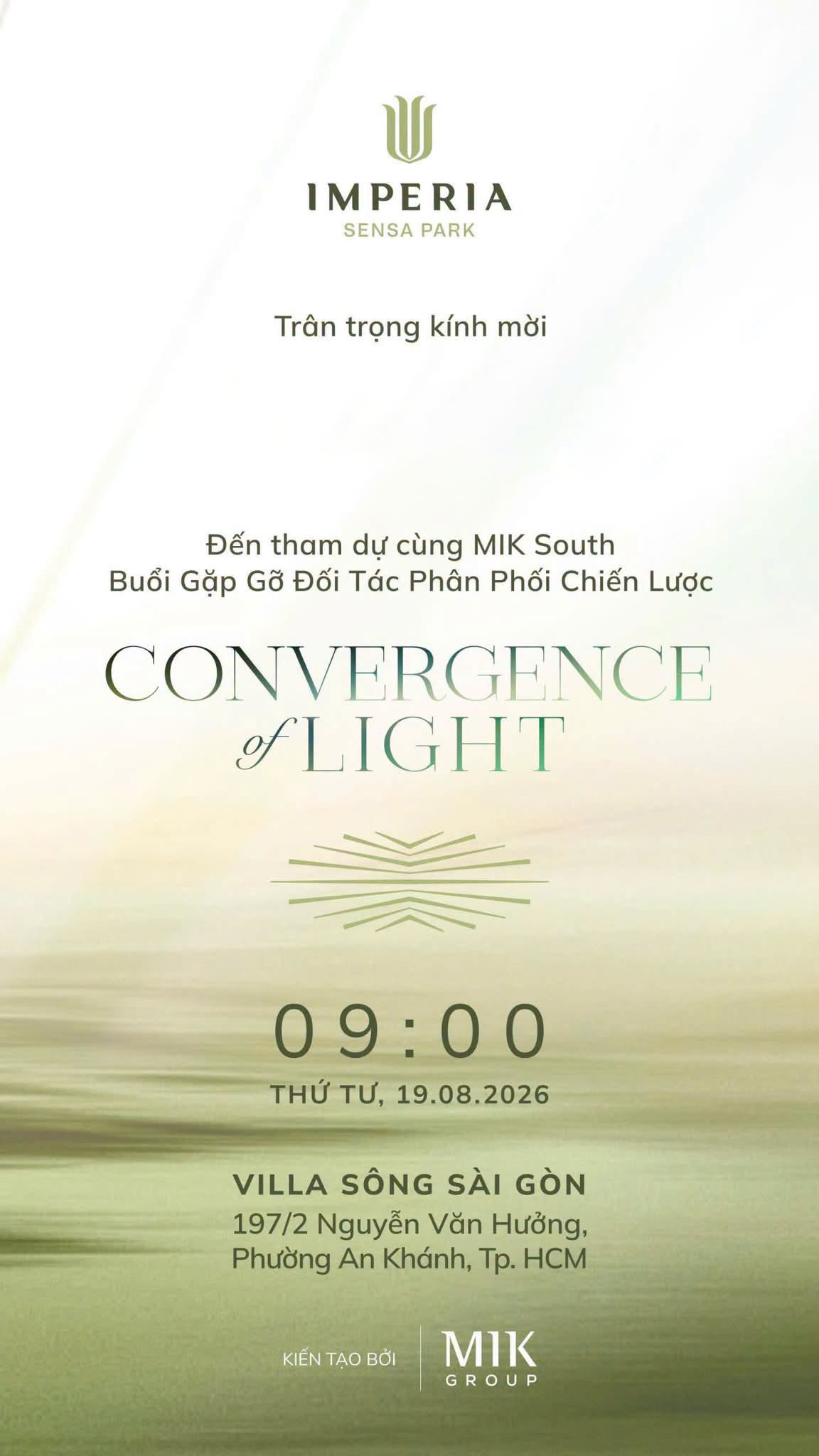 Buổi Gặp Gỡ Đối Tác Phân Phối Chiến Lược - Convergence of Light